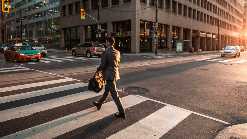 man walking